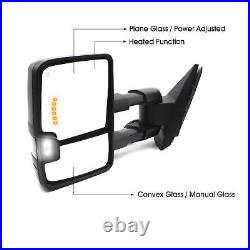 Tow Mirror Turn Signal Fits 2007-2014 Chevy Suburban 1500 2500 Left+Right Side
