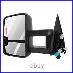 Tow Mirrors for 03-07 Chevy Silverado Sierra 1500 2500 Power Heated Turn Signal