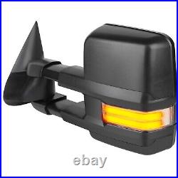 Tow Mirrors for 03-07 Chevy Silverado Sierra 1500 2500 Power Heated Turn Signal