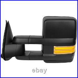 Tow Mirrors for 03-07 Chevy Silverado Sierra 1500 2500 Power Heated Turn Signal