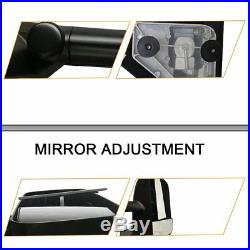 Tow Mirrors for 99-02 Chevy Silverado Power Heated Smoke Turn Signals Clearance