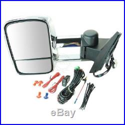 Towing Mirror Power Heated Folding Turn Signal with Marker Light for Chevy GMC New