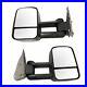 Towing Mirror Power Heated Turn Signal Textured Black Pair for 03-06 GM Pickup