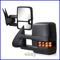 Towing Mirror for 1999-2002 Chevy Silverado with Power Heated Turn Signal Light
