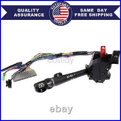 Turn Signal Headlight Dimmer Windshield Wiper Hazard Switch with Lever For Chevy