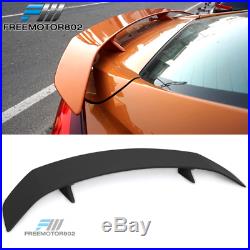 Universal Fitment Trunk Spoiler Deck Wing With 2 Posts & LED Turn Signal Light