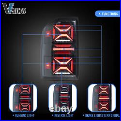 VLAND For 07-13 Chevy Silverado 1500 2500 3500 LED Smoked Tail Lights Left+Right