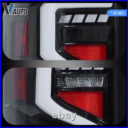 VLAND Full LED Tail Lights For 07-13 Chevy Silverado 1500 2500 3500 Clear Lens