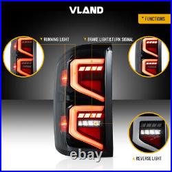 VLAND Full LED Tail Lights For 2014-2018 Chevrolet Silverado 1500/2500HD/3500HD