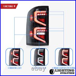 VLAND LED Tail Lights For Chevrolet Silverado 1500 2500HD 3500HD 07-13 Rear Lamp